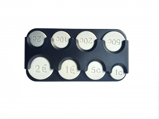 Münzhalter Geldbox für Kleingeld Euro