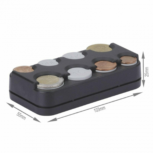 Münzhalter Geldbox für Kleingeld Euro