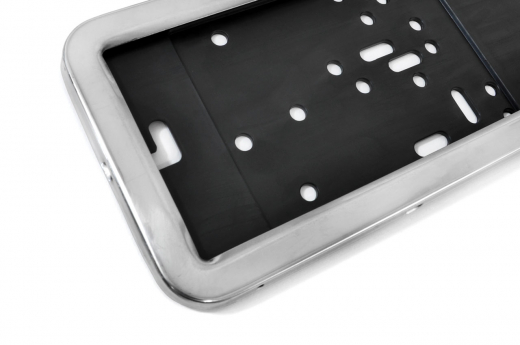 Kennzeichenhalter Edelstahl für Auto KFZ