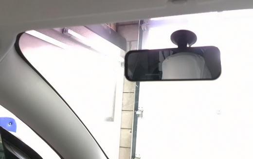 Rückspiegel 16 cm breit mit Saugnapf für Auto KFZ Fahrschule