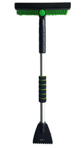 Eiskratzer mit Schneebesen Bürste drehbar 75 cm lang Aspen BS5-75ST