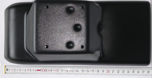 Armlehne schwarz von Rati Armster S passend für Renault Zoe 2 ab 2020