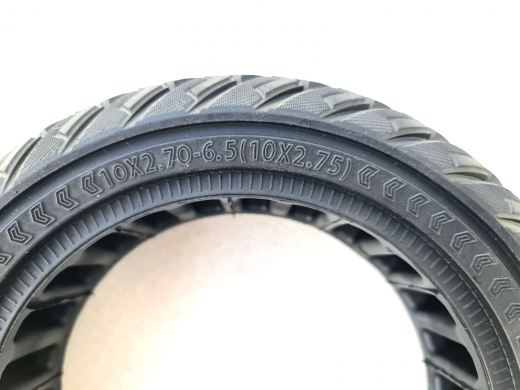 Reifen für E-Scooter Vollgummi 10x2.70-6.5 (10x2.75)