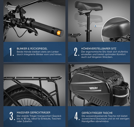 Viron E-Scooter XI-1500-EEC 45 km/h MaxRange mit ABE Straßenzulassung