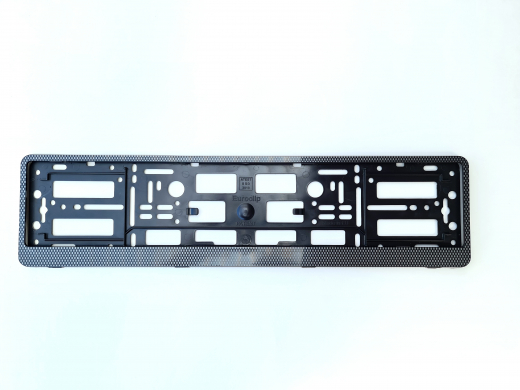 Kennzeichenhalter in Carbon Optik klappbar für Auto KFZ