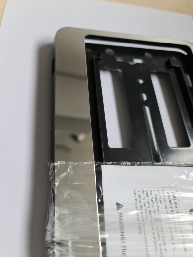 Kennzeichenhalter in Chrom Optik verchromt klappbar für Auto KFZ