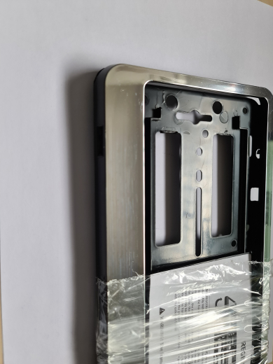 Kennzeichenhalter in Chrom Optik verchromt klappbar für Auto KFZ