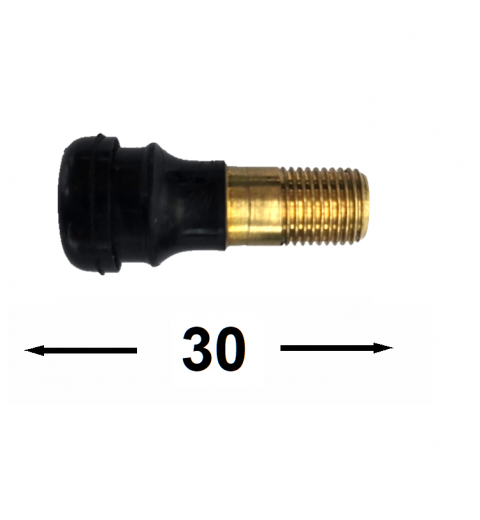 1 x Ventil extra lang passend für E-Scooter Tubeless Reifen