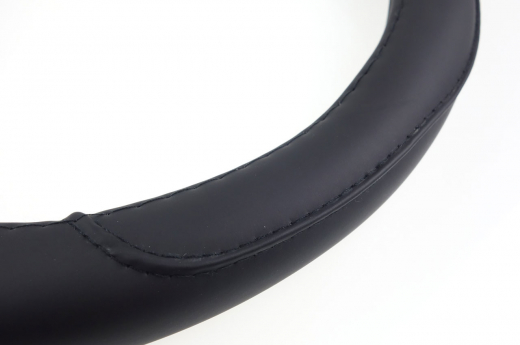 Lenkrad Bezug Schoner D-Form schwarz von 37-39 cm