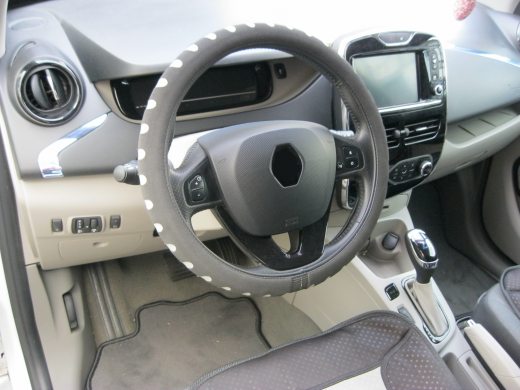 Lenkradbezug Universal Schaum-schwarz-grau für Lenkräder von 37-39 cm