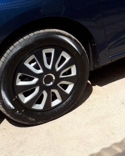 Radkappen Typ Stratos RC black silver 15 Zoll