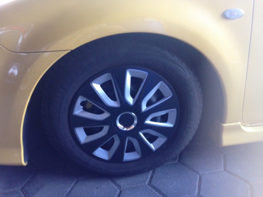 Radkappen Typ Stratos RC black silver 15 Zoll