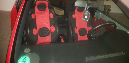 Sitzauflage Sporting in rot