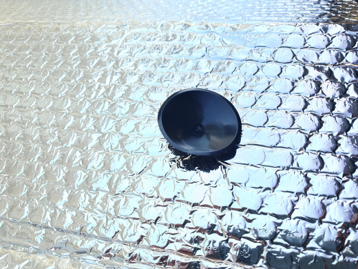 Auto Sonnenschutz Windschutzscheibe mit Saugnäpfen für Frontscheibe 130x60 cm