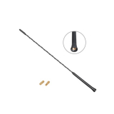 Auto Antenne schwarz flexibel 40 cm lang mit 2 Adaptern M5, M6