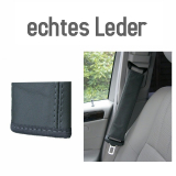 Gurtpolster Leder grau