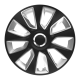 Radkappen Typ Stratos RC black silver 15 Zoll