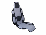 Auto Sitzauflage Sporting in grau mit Polstern