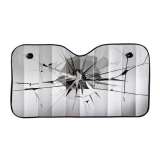 Auto Sonnenschutz Windschutzscheibe mit Saugnäpfen für Frontscheibe Typ Glas