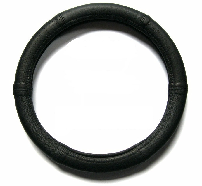 Lenkradbezug Lammfell Durchmesser 37-39 cm schwarz 