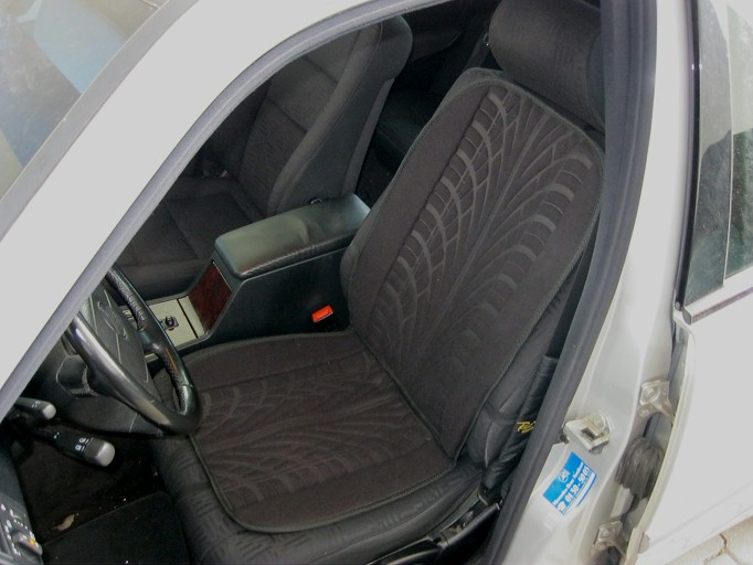 2pcs PU Leder Auto-Sitzauflage, PKW-Sitzaufleger Universal, Sitzschoner  schwarz