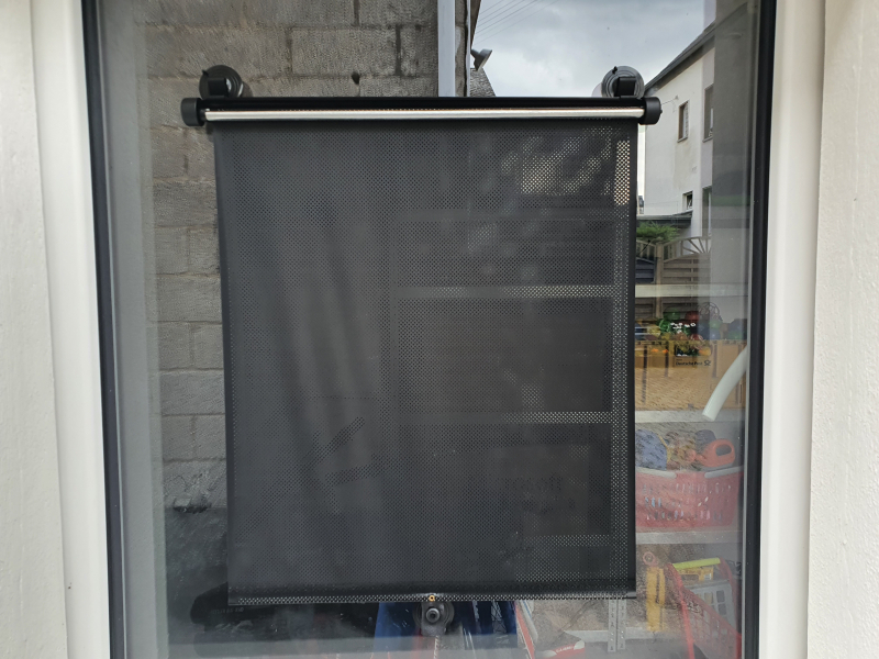 2 Stück Sonnenschutz Rollo für Seitenfenster Fensterscheibe 45 x