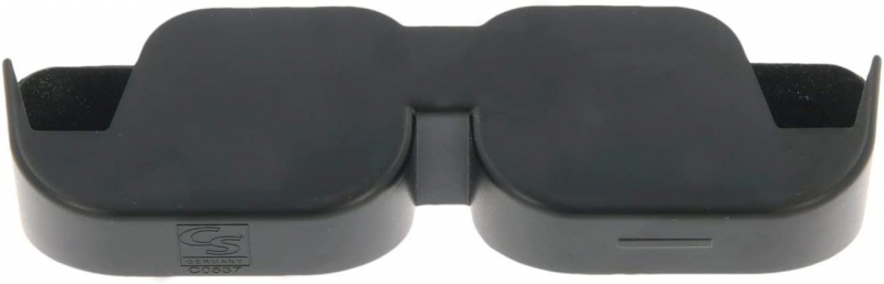 HR Autocomfort Brillenetui Gepolsterte Ablage Brillenhalter für PKW KFZ LKW  Auto Brillenablage