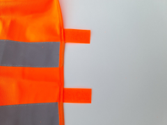 Warnweste XL Orange für Auto Motorrad KfZ