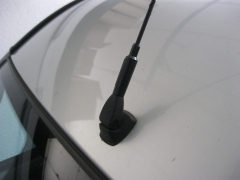 Auto Stabantenne schwarz 41 cm lang mit 4 Adaptern M5 , M6