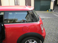 Mini 9 cm Kurzstab KFZ Auto Dachantenne aus Aluminium AM FM