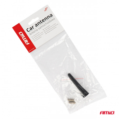 Mini 6 cm Kurzstab Antenne Dachantenne schwarz Aluminium für KFZ Auto
