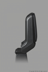 Armlehne schwarz von Rati Armster S passend für Renault Zoe 2 ab 2020