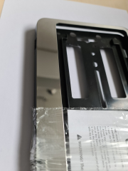 Kennzeichenhalter in Chrom Optik verchromt klappbar für Auto KFZ