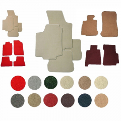 Ein Set Premium Fußmatten von Thomatex für Oldtimer verfügbar in 15 Farben