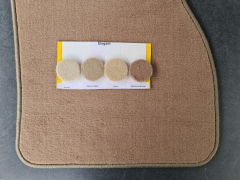 Ein Set Premium Fußmatten von Thomatex für Oldtimer verfügbar in 15 Farben