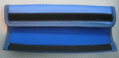 Gurtpolster Leder blau