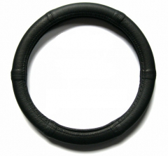 Lenkrad Bezug echtes Leder schwarz perforiert für Lenkräder 37-39 cm